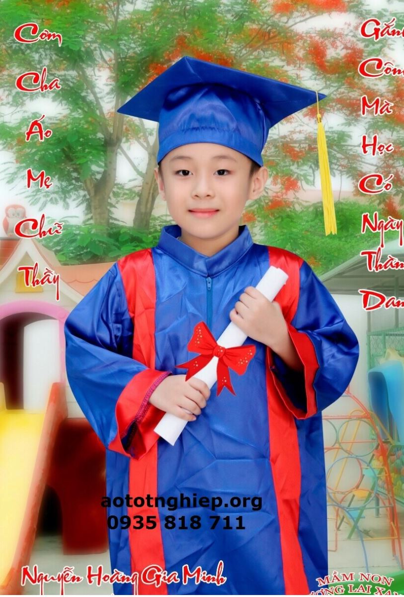 áo tốt nghiệp mầm non 2019